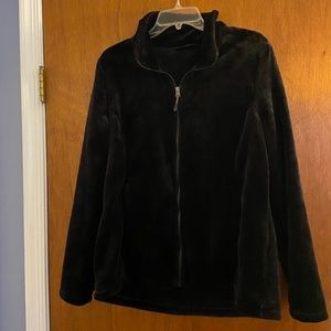 Black Zip Up Coat